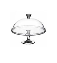 Paşabahçe 95200 Patisserie Ayaklı ve Kapaklı Servis Tabağı 32,5 cm (Renksiz)