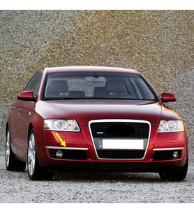 Audi A6 2005-2008 Sağ Sis Farı Izgarasının Üst Krom Çıtası 4F0853066