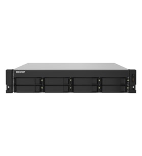 QNAP TS-832PXU-RP (8x24TB Desteği) RAID(0-1-5-6-10-50-60) NAS Depolama Ünitesi (Siyah)