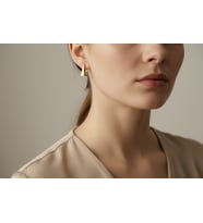 XUPING JEWELRY 14 Ayar Altın Kaplama, Ok Uçlu Küpe