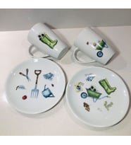 el yapımı bahçıvan set 4 parça