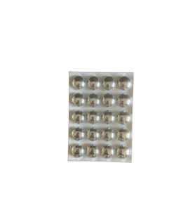 BIJON KAPAGI DUZ 17 MM KROM 20 SET