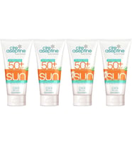 Cire Aseptine Sun Güneş Kremi 50+ SPF 150 ML + Güneş Kremi Çocuk 50+ SPF 150 ML Karma (4 Lü Set)