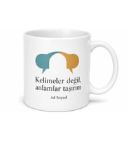 Çevirmen İki Dil Arası Köprü Anlam Kayması Kültür Elçisi Kupa Bardak Hediye