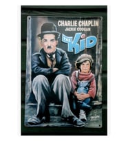 Charlie Chaplin The Kid Film Poster. Tablo Ahşap Poster Dekoratif