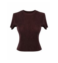Trender 6231 Kahverengi Kadın T-Shirt 26YLN2000068
