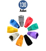 M107KB Rj45 Kılıf/130 Adet-Cat6 Cat6e Cat5 Cat5e uyumlu/rj45 siyah kılıf boot-rj45 cat5 cat6 kılıf