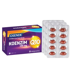 Osende Koenzim Q10 100 mg 30 Kapsül