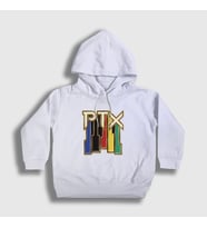 Presmono Unisex Çocuk Beyaz Vintage Pentatonix Kapüşonlu Sweatshirt 75691tt (Beyaz)