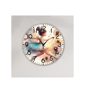 bilge Tasarım Çocuk Odası Duvar Saati 30 x 30 CM (Karışık)