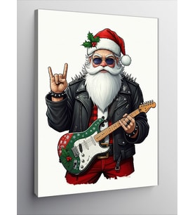 Kanvas Tablo Rocker Noel Baba