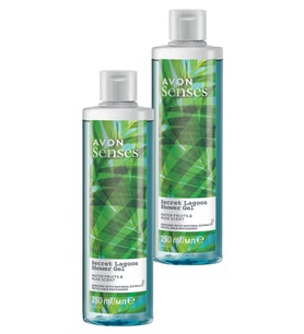 Avon Senses Secret Lagoon Su Meyveleri ve Misk Kokulu Duş Jeli 250 Ml. İkili Set