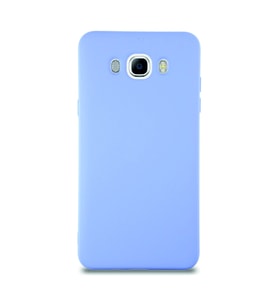 Samsung Galaxy J7 2016 Kılıf Kamera Korumalı Silikon Rubber Arka Kapak (Lila)