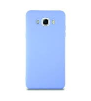 Samsung Galaxy J7 2016 Kılıf Kamera Korumalı Silikon Rubber Arka Kapak (Lila)