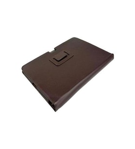 Acer Iconia Tab A700 ile Uyumlu Standlı Deri Kılıf Kahverengi Renk