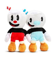 İthal Kumaş Fincan Kafalar Cuphead ve Mugman 2’li Figür Peluş Oyuncak Oyun & Uyku Arkadaşı 25 cm.
