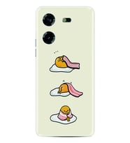 Tecno Pova 5 Kılıf Resimli Desenli Baskılı Silikon Sweety Egg 1322
