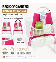 Chubby Baby Beşik Organizeri Askılı Çok Gözlü Bebek Bakım Düzenleyici
