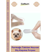 Özel Üretim Kedi Köpek Ağız Bakım Şeffaf Silikon Aparatı Parmağa Takılan Hayvan Diş Kaşıma Fırçası