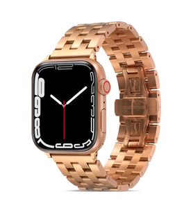 Lexroo Watch Ultra 49mm Kordon KRD-20 Metal Strap Kayış - Rose Gold