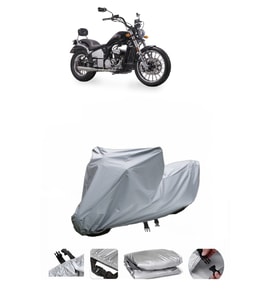 Regal Raptor Daytona 125  Gri Motosiklet Brandası ARKA ÇANTA UYUMLU DEĞİLDİR