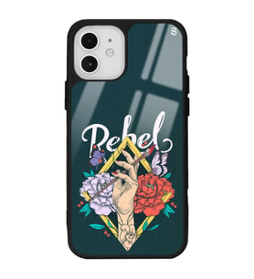 iPhone 12 Rebel Tasarımlı Glossy Telefon Kılıfı