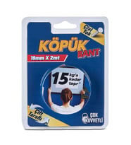Solvent Akrilik Köpük Montaj Bandı - Mavi