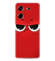 Tecno Pova 5 Kılıf Resimli Desenli Silikon Platinium Series Red 1829