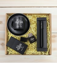 BK Gift Kişiye Özel İsimli Baba Temalı Siyah Türk Kahvesi Fincanı&Metal Kalem&Çakmak&Sigara ve Hediye Kutusu-7, Babaya Hediye, Babalar Günü Hediyeleri