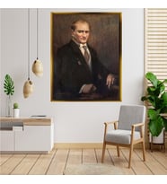 ÇERÇEVELİ ATATÜRK TABLO S128