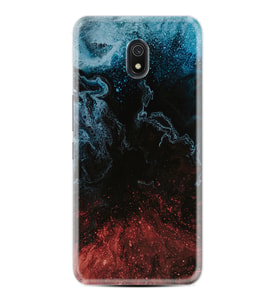 Xiaomi Redmi 8A 8 Pro 9C 9T 10C 11T Pro Kılıf Desenli Silikon Red Blue Black Abstact 1386