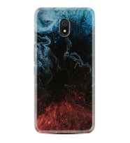 Xiaomi Redmi 8A 8 Pro 9C 9T 10C 11T Pro Kılıf Desenli Silikon Red Blue Black Abstact 1386
