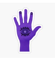 18cm Nazar Boncuğu Sticker Araba Duvar  Yapıştırma Etiket Mf9
