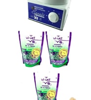 Sir Ağda Makinesi + 3Azulen Soyulabilen Boncuk Ağda + Spatula Seti