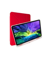 Samsung Galaxy T737 Tab S7 Fe 12.4 Kılıf Kalemlikli Mars Tablet Kılıfı - Kırmızı