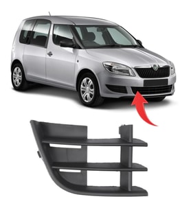 Skoda Fabia Roomstar Ön Tampon Kapağı Sağ 2011-2015 5J0853666A