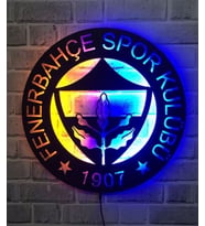 Fenerbahçe  Logo Led Işıklı  Tablo