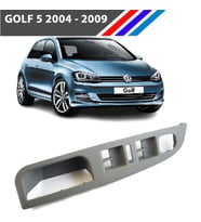 Golf 5 - Jetta Kapı Düğme Çerçevesi - Sol - Gri