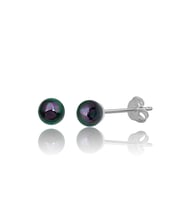 925 AYAR GÜMÜŞ KABUK İNCİ 4 MM MAYORKA KUSURSUZ ŞEKİL KÜPE