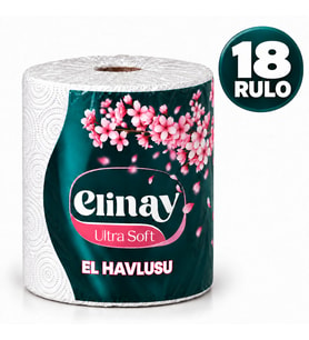 Elinay Ultra Soft XL Dev Rulo Mutfak Kağıt Havlusu 18 Rulo (3 Paket × 6 Rulo)