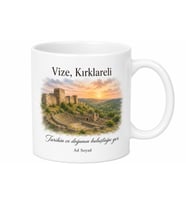 Vize Doğası ve Tarihi Kırklareli Hatırası Kupa Bardak Hediye