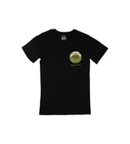 Mountains Cep Logo Tasarımlı Siyah Tişört
