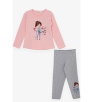 Breeze Kız Çocuktaytlı Takım Dostluk Temalı Kız Temalı 1.5-5 Yaş, Pembe
