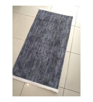 GABARDİN HALI DECORA 0052 ANTRASİT MODERN KAYMAZ HALI 80X150 CM