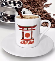 BK Gift Japan Tasarımlı Türk Kahvesi Fincanı - Model 1