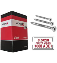 3,5x18 Sunta Vidası 1000 Adet
