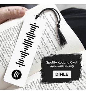 Kişiye Özel Spotify Ses Dalgası Kitap Ayracı