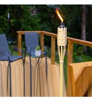 VIP QUALITY 50PCS 90 CM BAMBOO TORCH 50 ADET 90 CM BAMBU BAHÇE AYDINLATMA TOPTAN BAMBU
