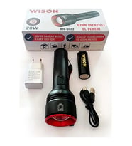 WISON WS-5572 20W Uzun Menzilli Şarjlı Metal El Feneri (5680)
