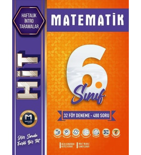 6. Sınıf Matematik HİT 32 Deneme Mozaik Yayınları